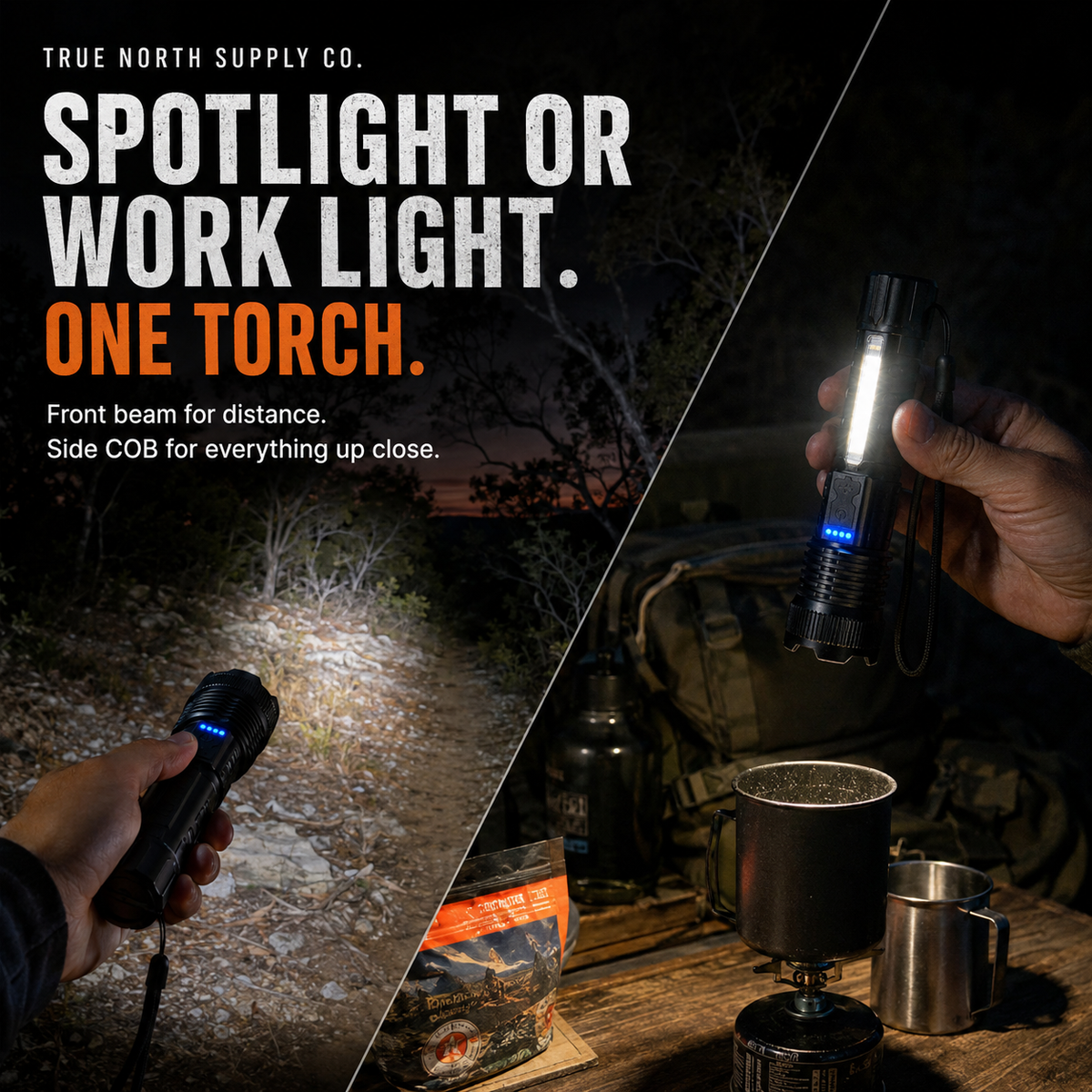 StrikeBeam - 1000 Lumen Rechargeable Flashlight