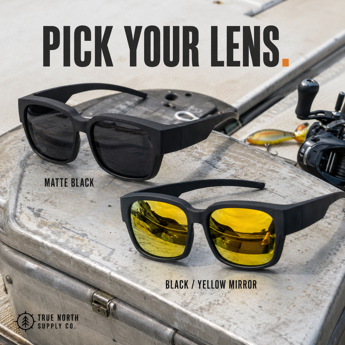OverCast - Polarized Fit-Over Fishing Sunglasses