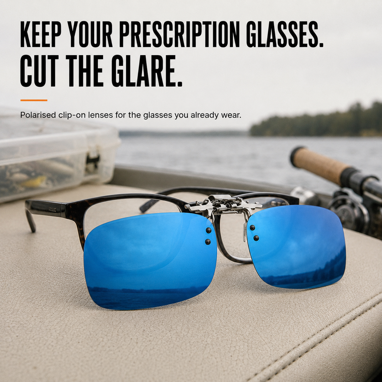 FlipCast - Clip On Fishing Lenses